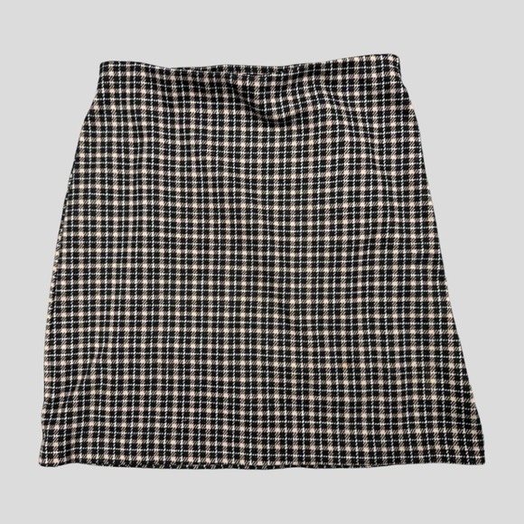 None and/or Unknown Dresses & Skirts - Women's Black & Tan Patterned Skirt Size XS